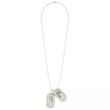 Dog Tag Necklaces at Spencer's