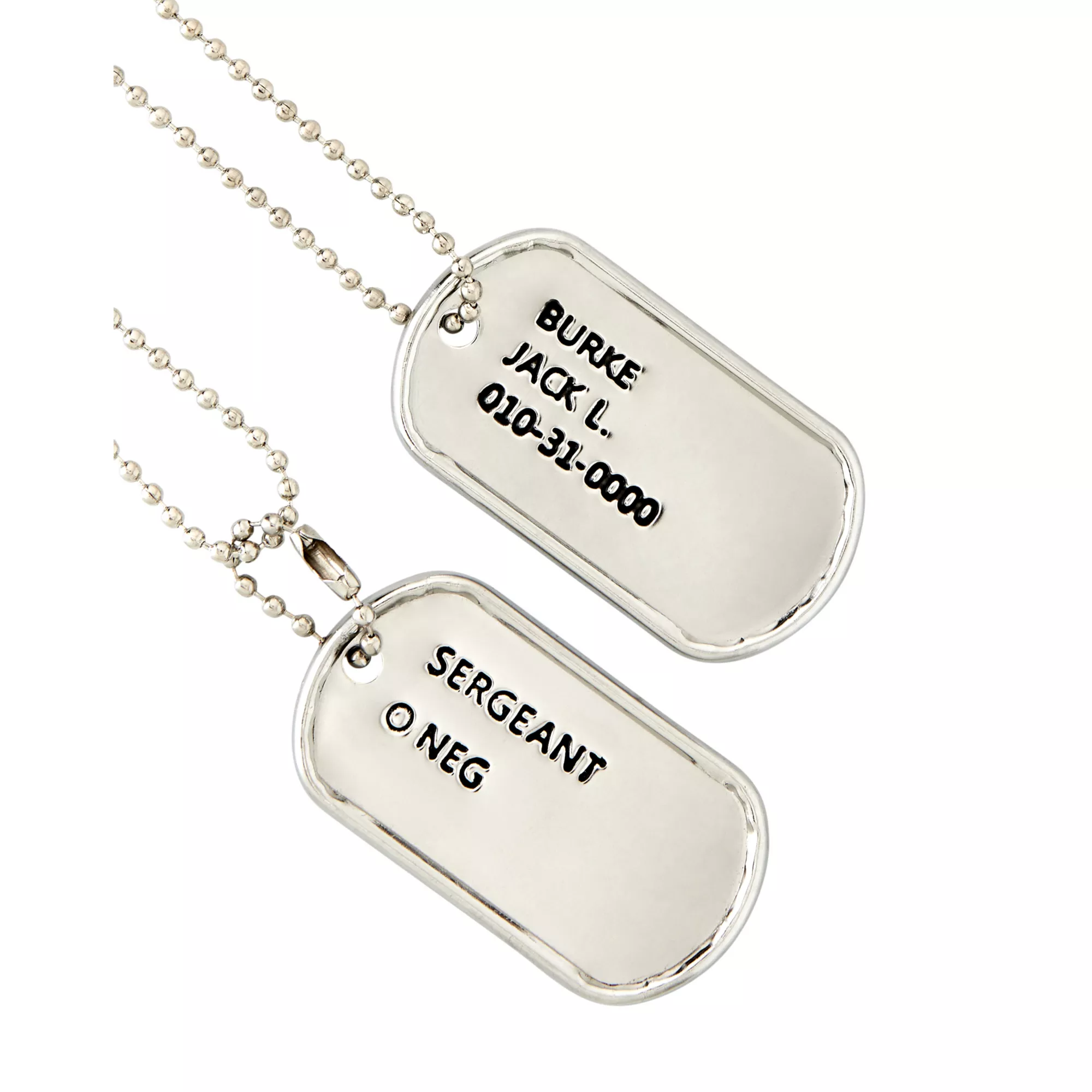 Dog Tag Necklaces at Spencer's