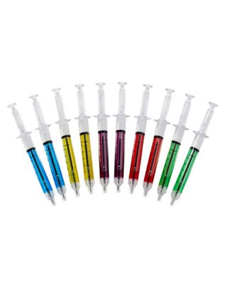 01423102 - Colored Syringe Pens - 10 Pack