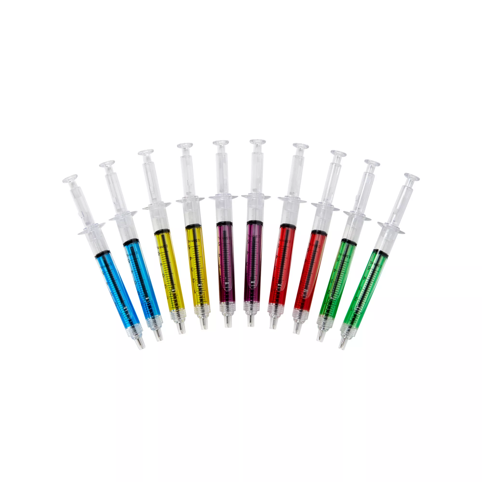 Colored Syringe Pens - 10 Pack at Spencer's