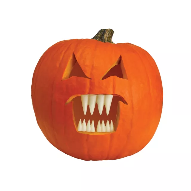 Plastic Pumpkin Fangs Kit at Spirit Halloween
