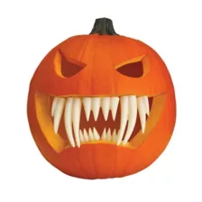 Plastic Pumpkin Fangs Kit at Spirit Halloween
