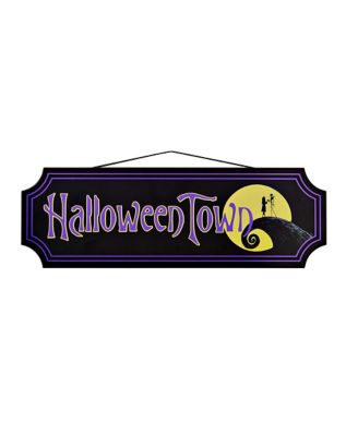 Halloween Town Sign - The Nightmare Before Christmas 