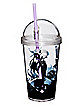 Jack Skellington Cup with Straw - Nightmare Before Christmas