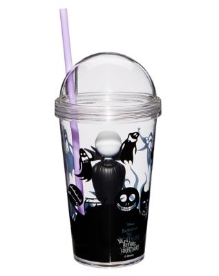 Jack Skellington Cup with Straw - Nightmare Before Christmas