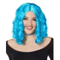 Blue Short Wavy Wig at Spencer's
