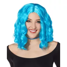 Blue Short Wavy Wig at Spencer's