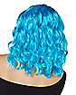 Blue Short Wavy Wig