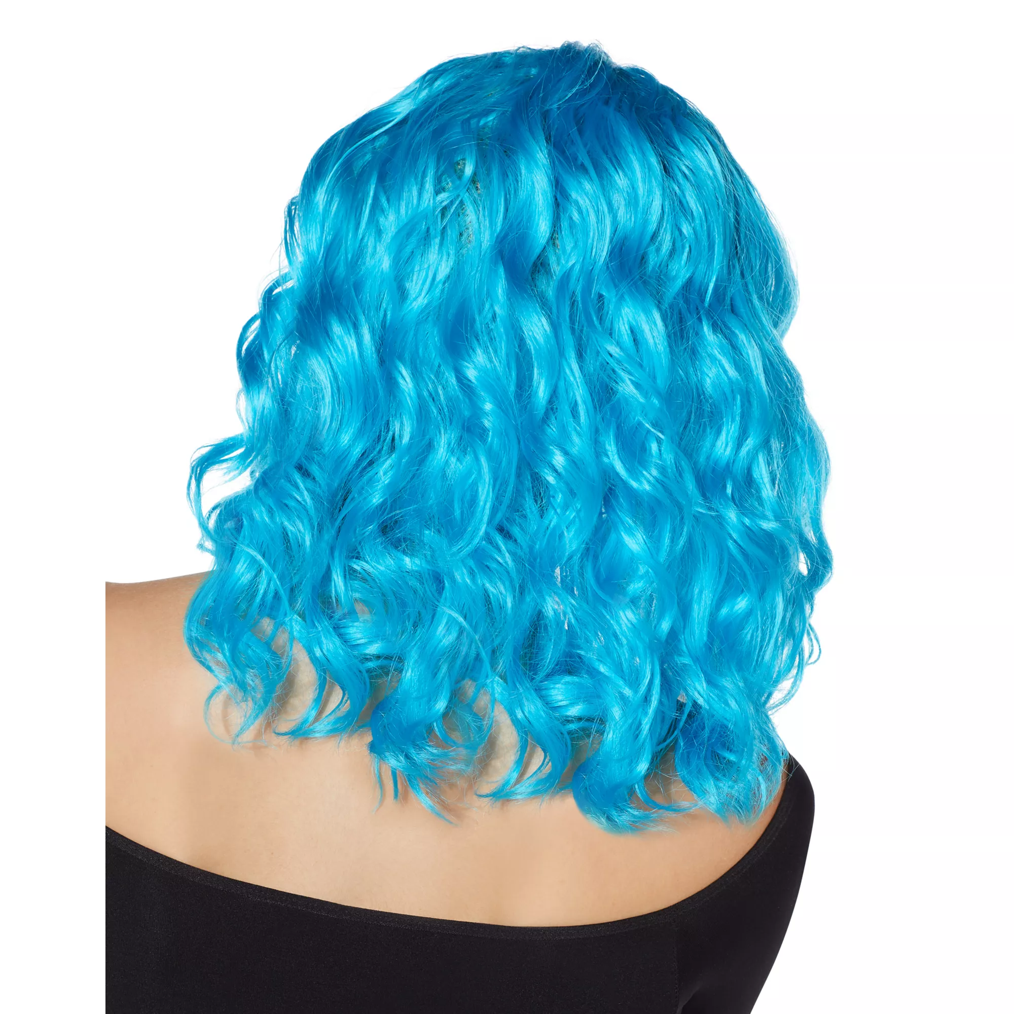 Blue Short Wavy Wig at Spencer's