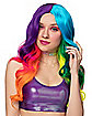 Neon Rainbow Curls Wig