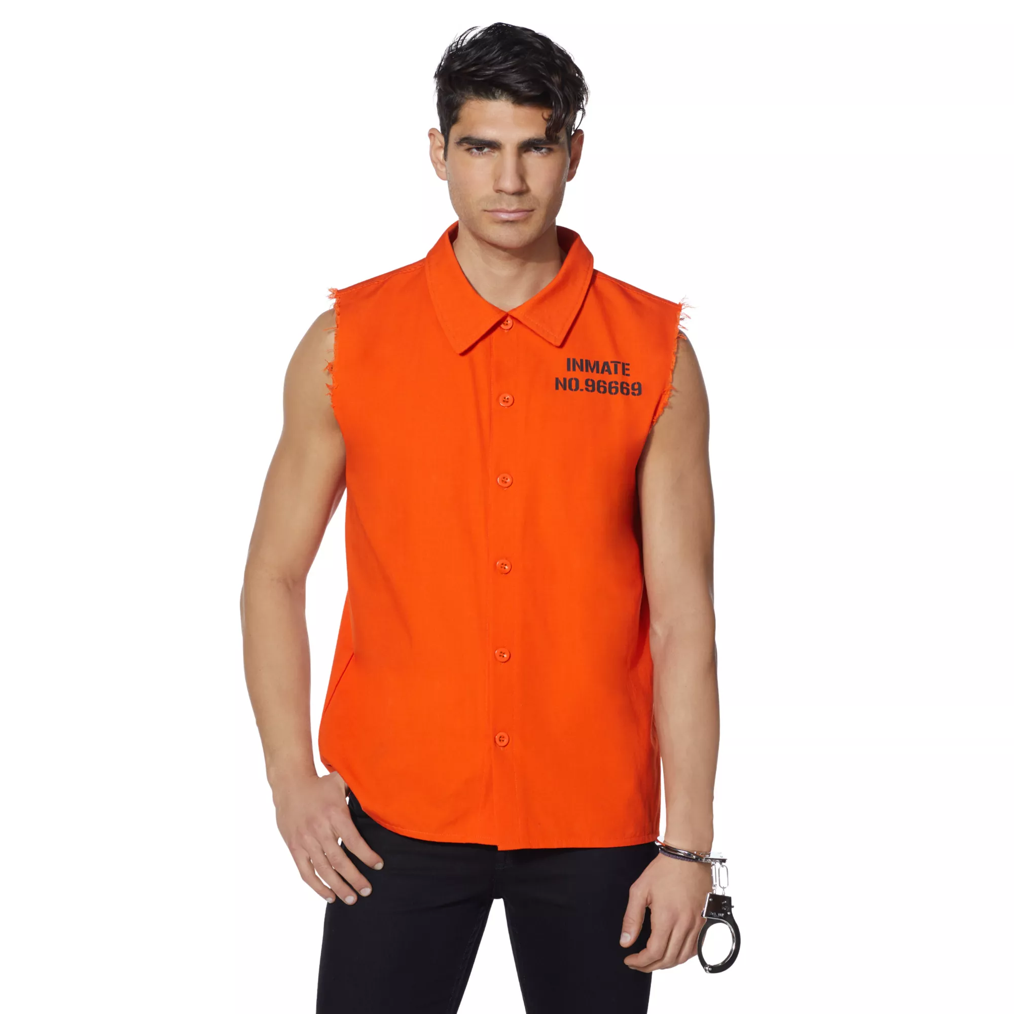 Adult Orange Inmate Shirt at Spirit Halloween