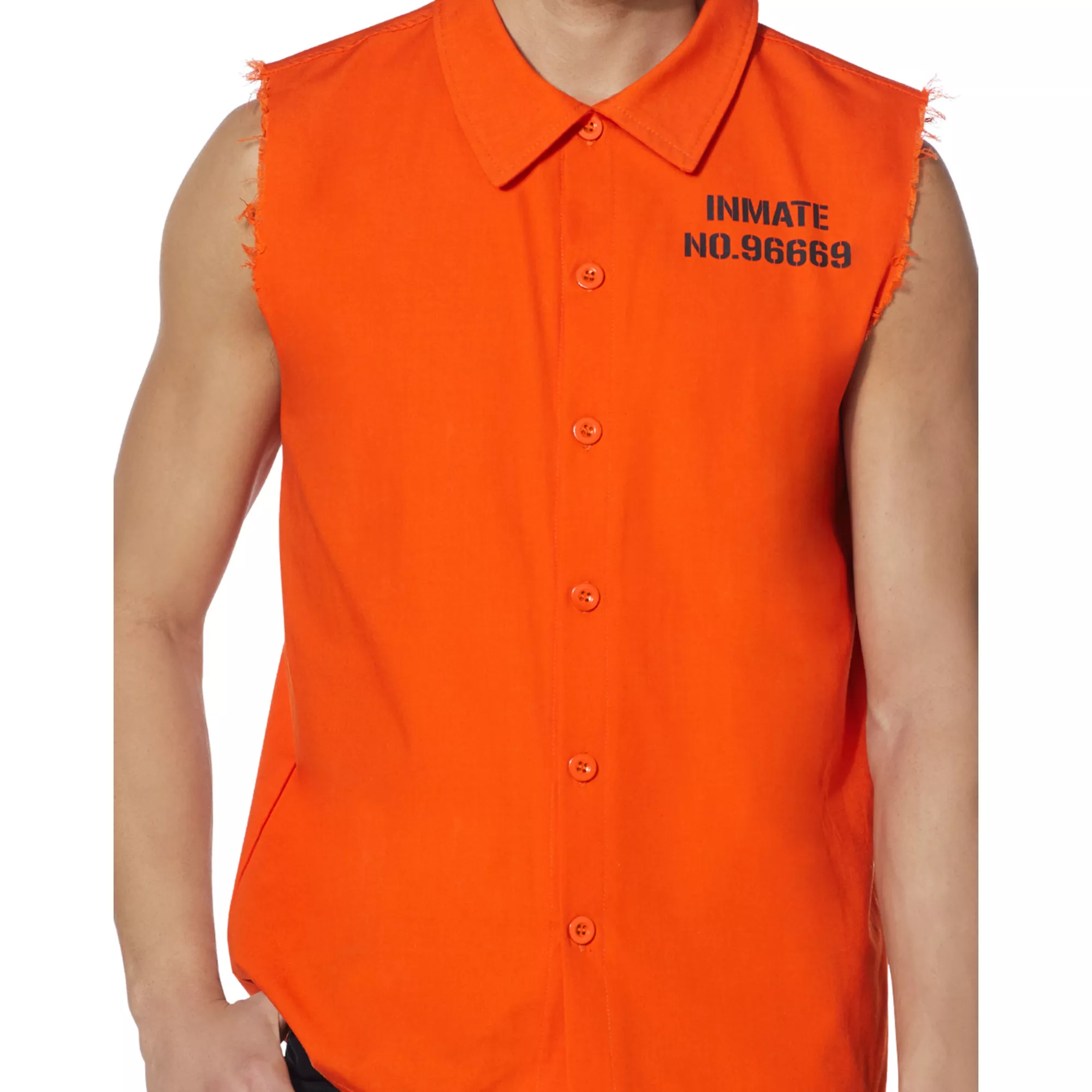 Adult Orange Inmate Shirt at Spirit Halloween
