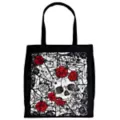 Skull and Roses Tote Bag at Spirit Halloween