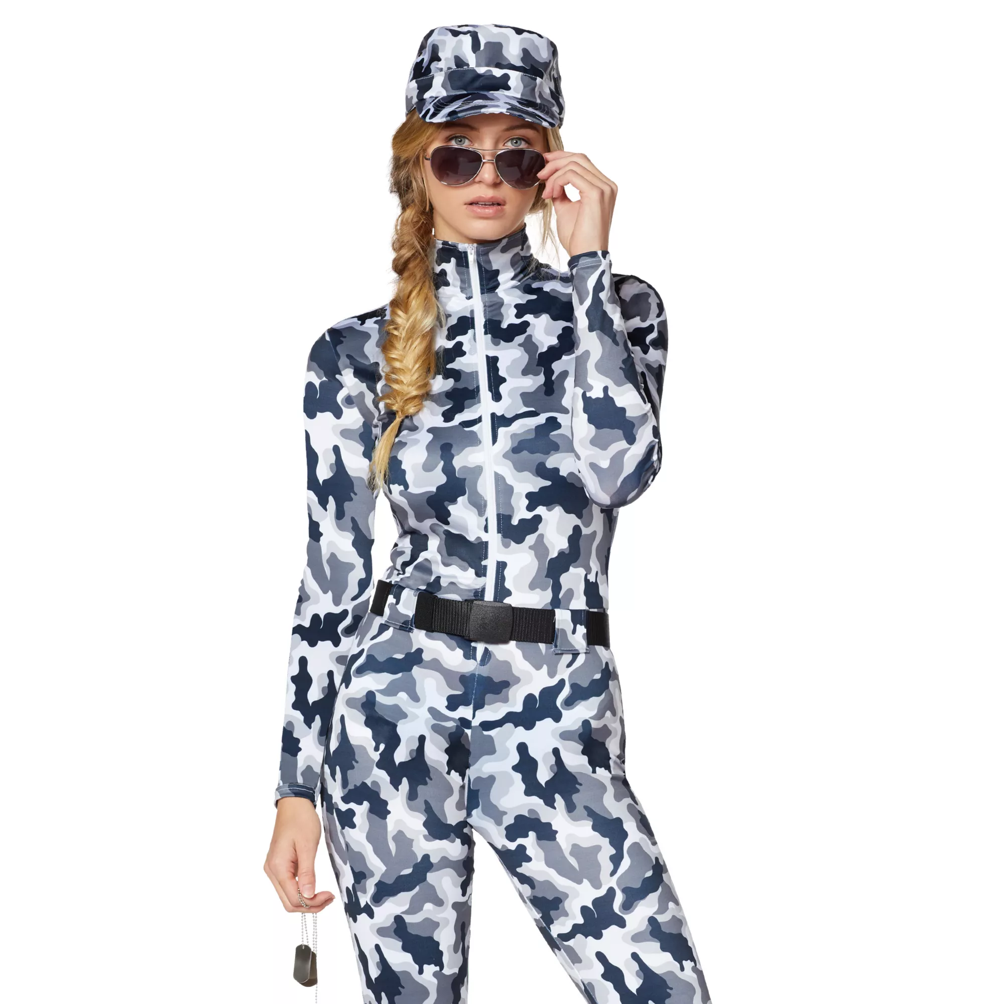 Adult Snow Camo Military Catsuit Costume at Spencer's