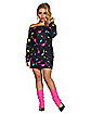 Adult Totally '80s Costume Dress