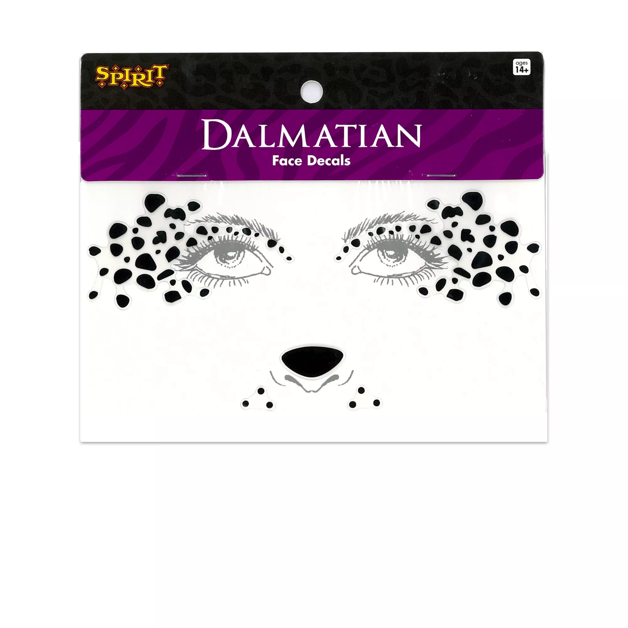Dalmatian Dog Face Decal at Spirit Halloween