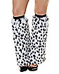 Faux Fur Dalmatian Leg Warmers