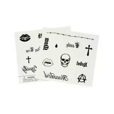 Faith Temporary Face Tattoos at Spirit Halloween