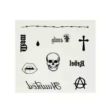 Faith Temporary Face Tattoos at Spirit Halloween