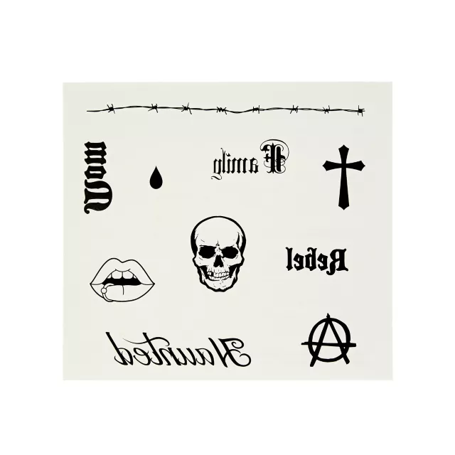 Faith Temporary Face Tattoos at Spirit Halloween
