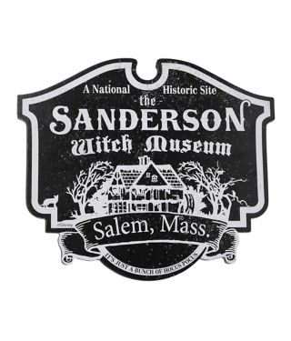 Sanderson Museum of Witchcraft Sign Hocus Pocus