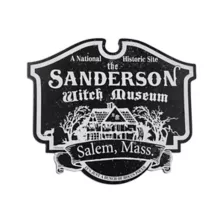 Sanderson Museum of Witchcraft Sign - Hocus Pocus - Spirithalloween.com