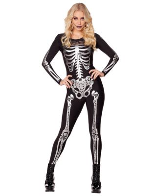Skeleton Costume, Halloween Costumes for Women, Halloween Bodysuit