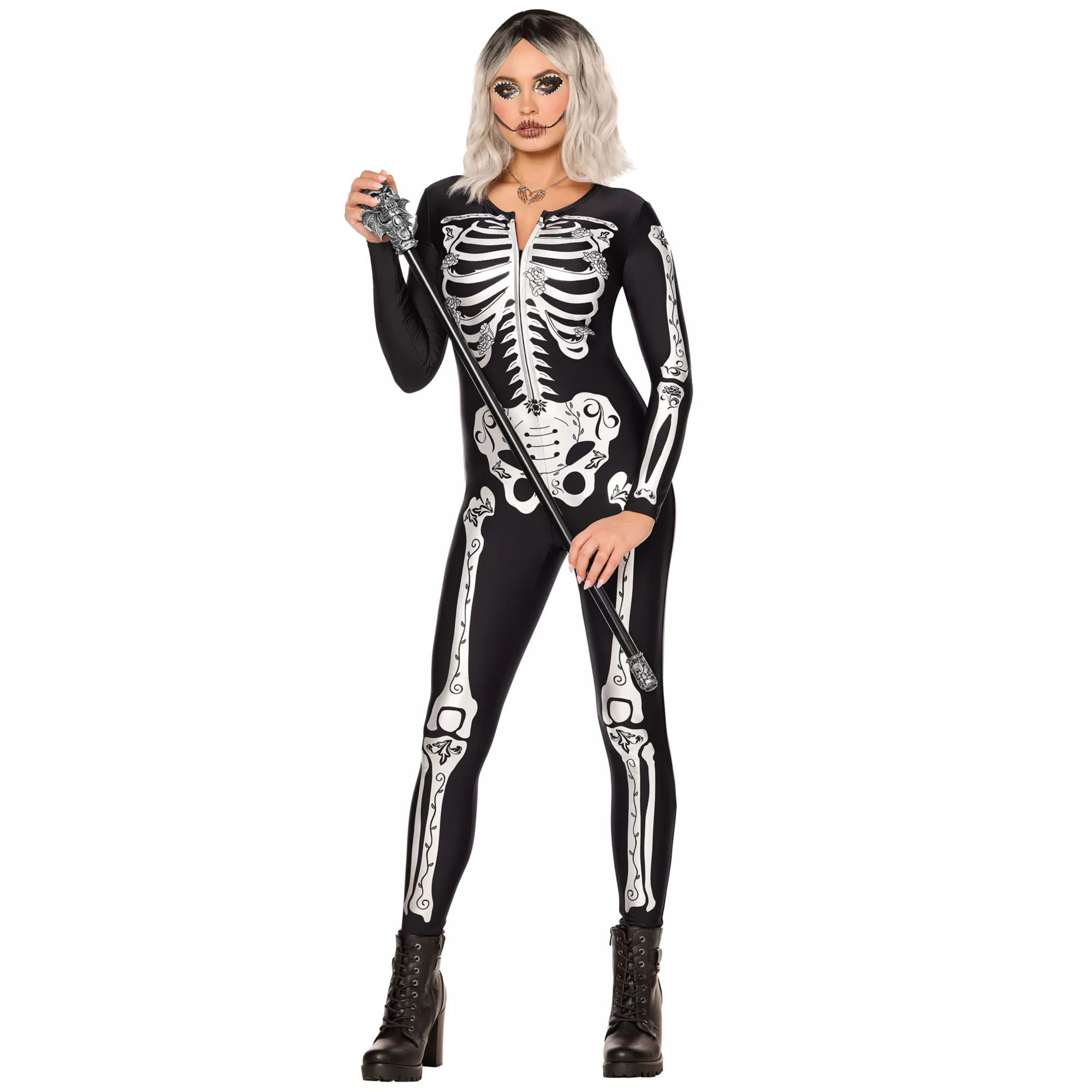 Adult Skeleton Catsuit at Spirit Halloween