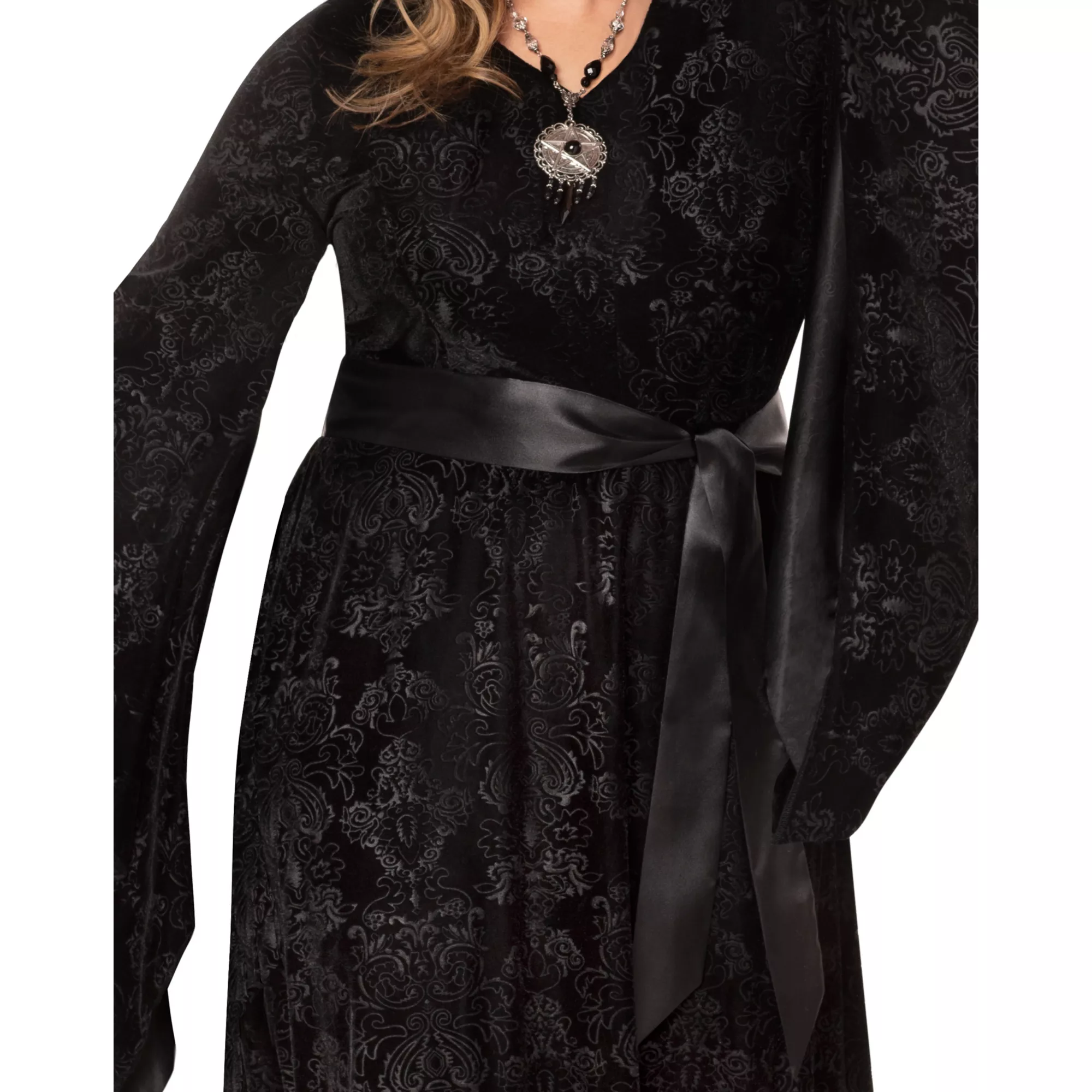 Velvet Hooded Plus Size Robe at Spirit Halloween