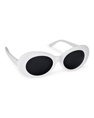 60s White Sunglasses 