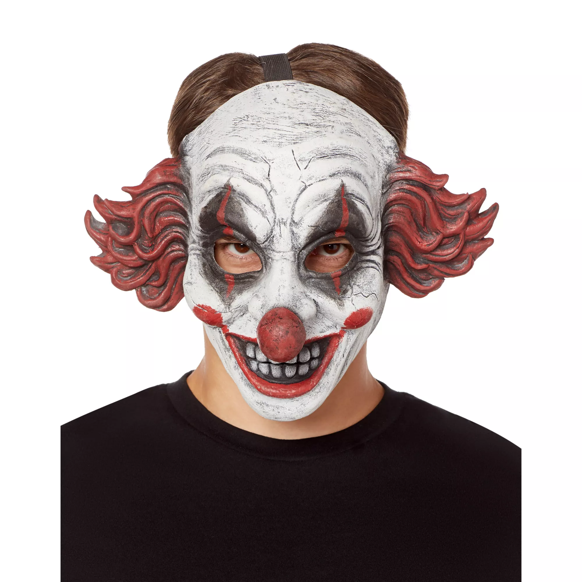 Happy Clown Half Mask at Spirit Halloween