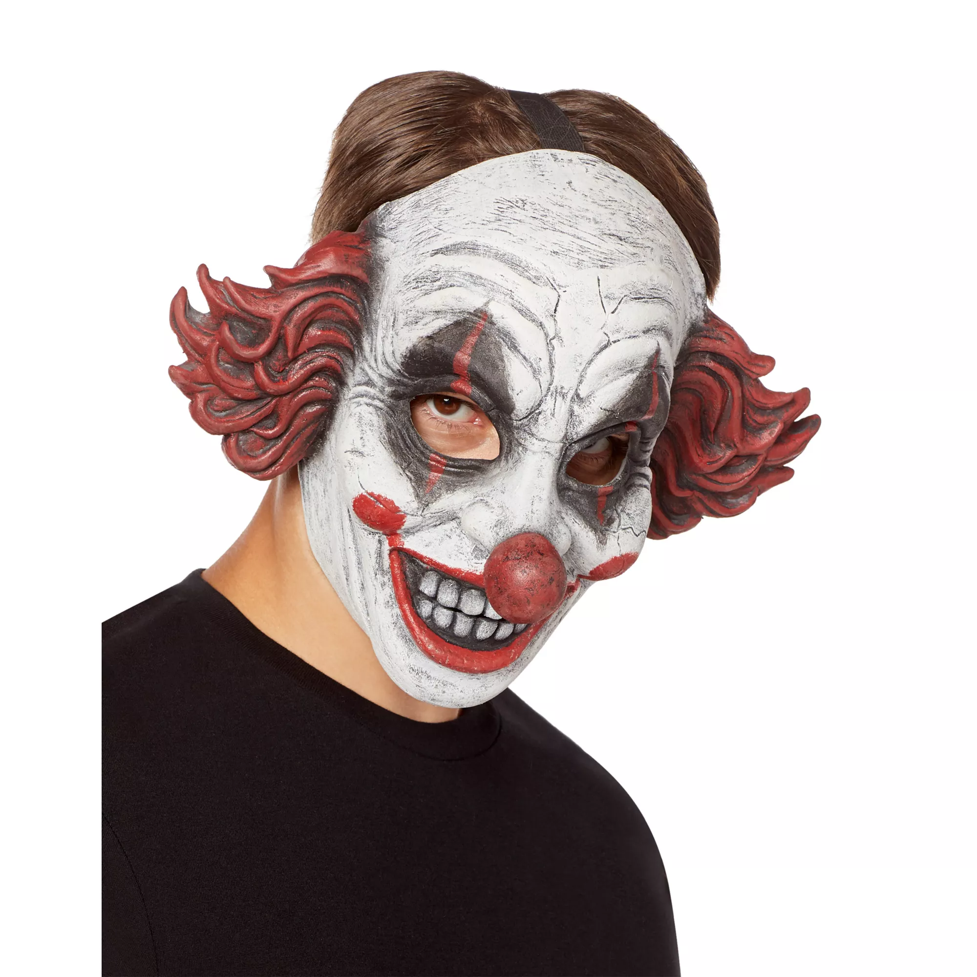 Happy Clown Half Mask at Spirit Halloween
