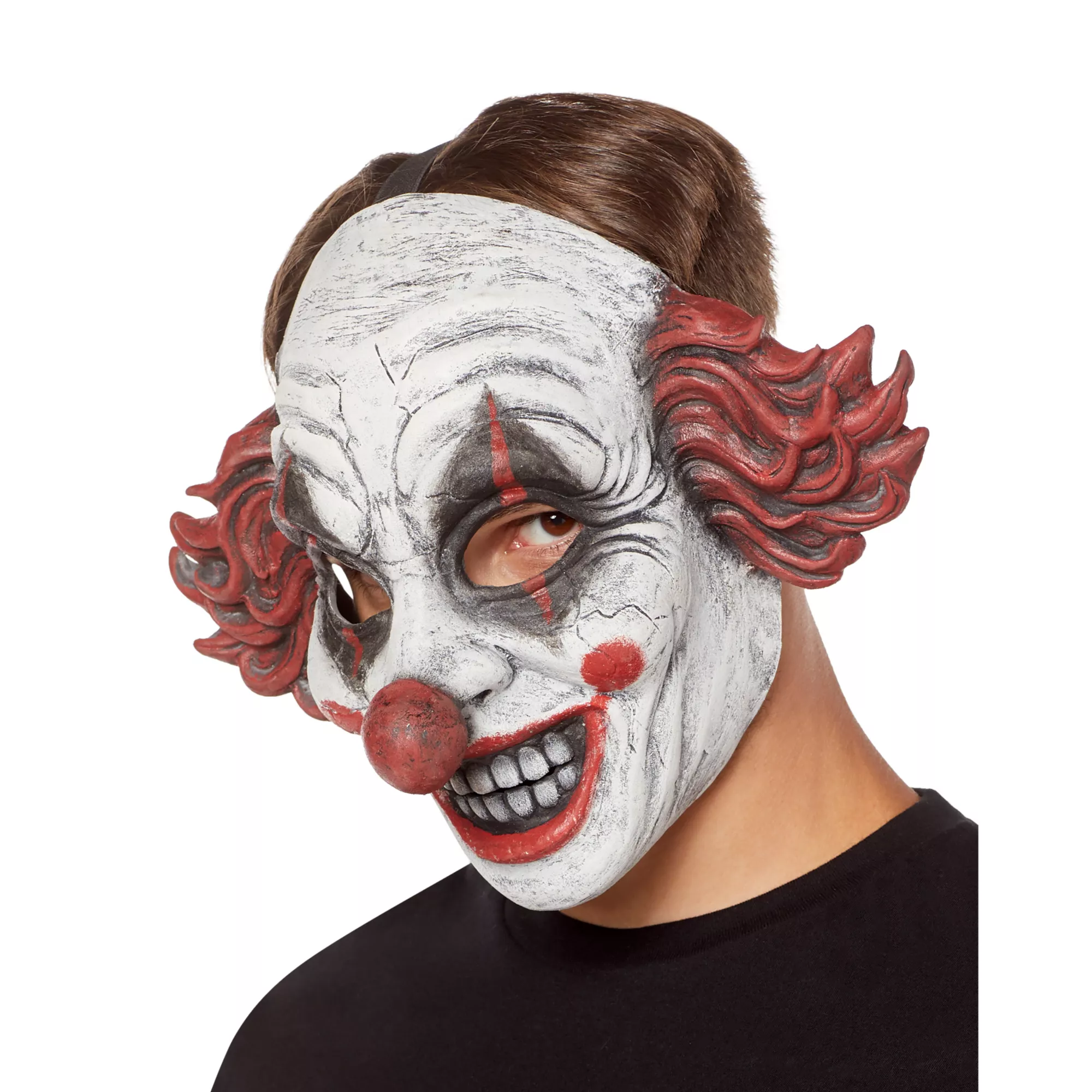 Happy Clown Half Mask at Spirit Halloween