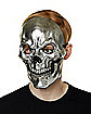 Silver Metallic Skull Half Mask