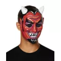 Vintage Devil Half Mask at Spirit Halloween