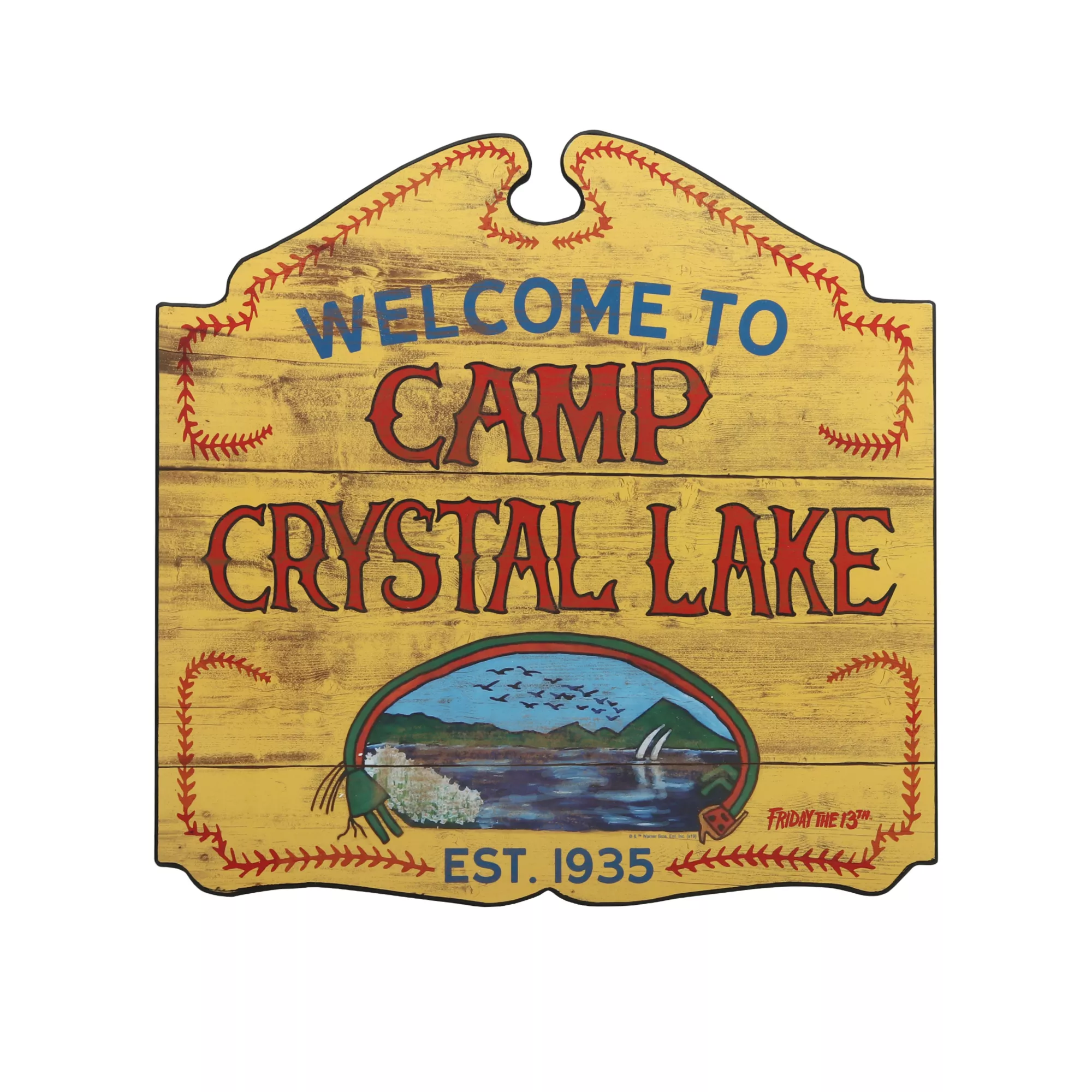 Welcome to Camp Crystal Lake Sign - Friday the 13th at Spirit Halloween
