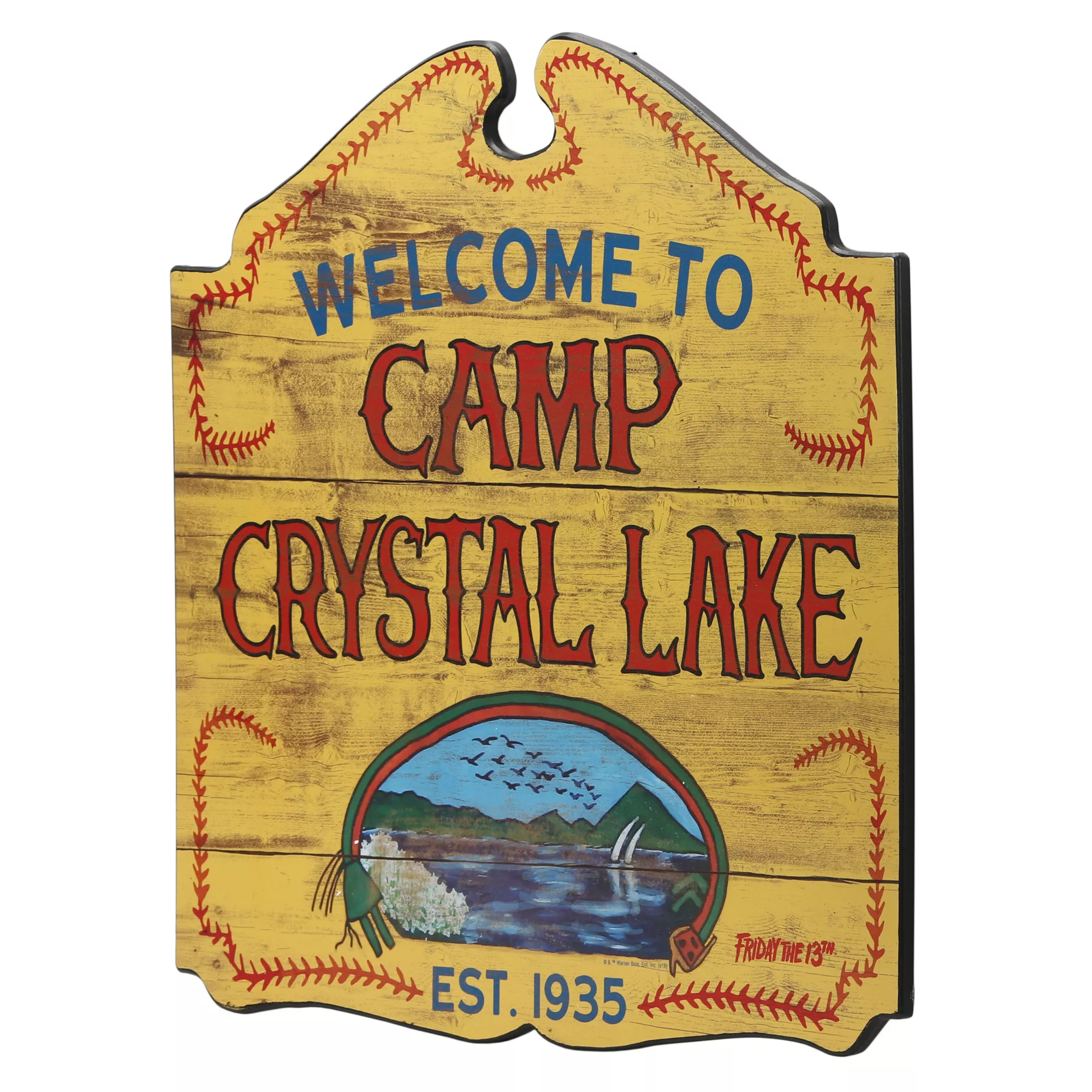 Welcome to Camp Crystal Lake Sign - Friday the 13th at Spirit Halloween