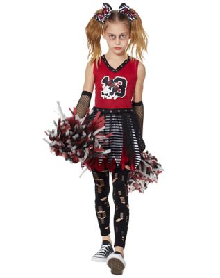 Teen Halloween Costumes Goth Makeup Cheerleader