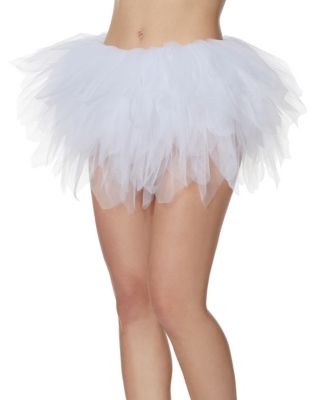 White tulle outlet skirt halloween