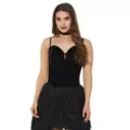 Black Velvet Corset at Spirit Halloween