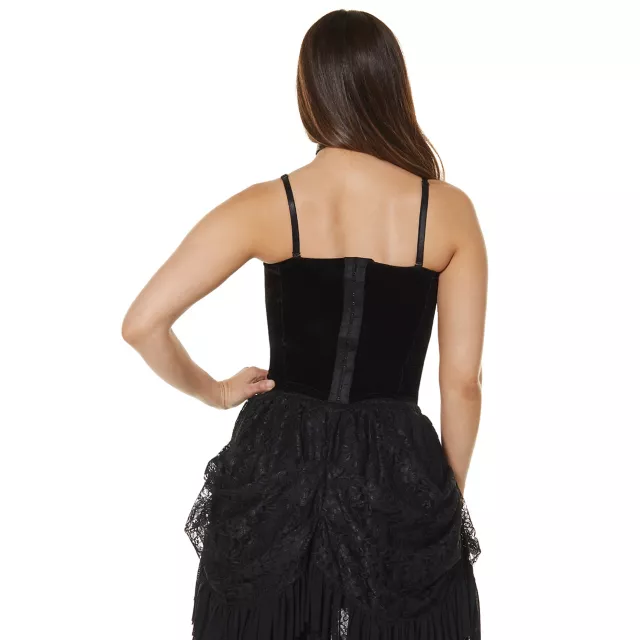 Black Velvet Corset at Spirit Halloween