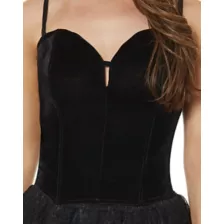 Black Velvet Corset at Spirit Halloween