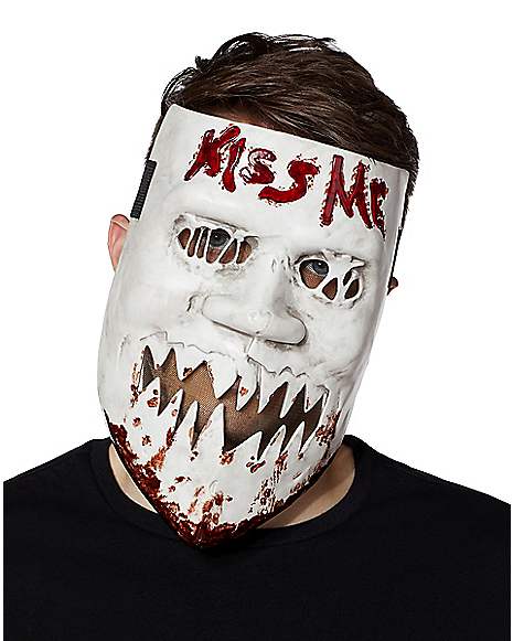 The Purge 3 Kiss Me Electoral Year Full Face Cosplay Spooky Terror Mask Hallowee 