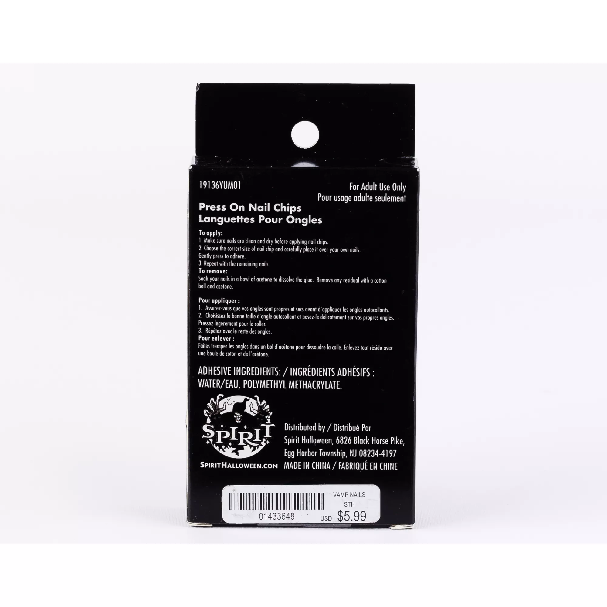 Vampire Press-On Nails at Spencer's