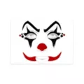 Scary Clown Face Decal at Spirit Halloween