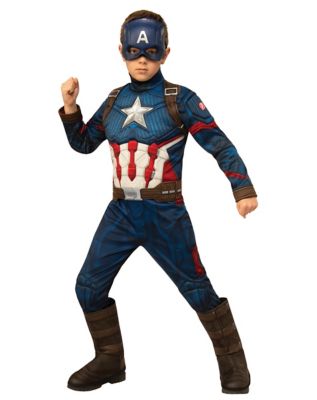 Kids Captain America Deluxe Costume - Avengers: Endgame