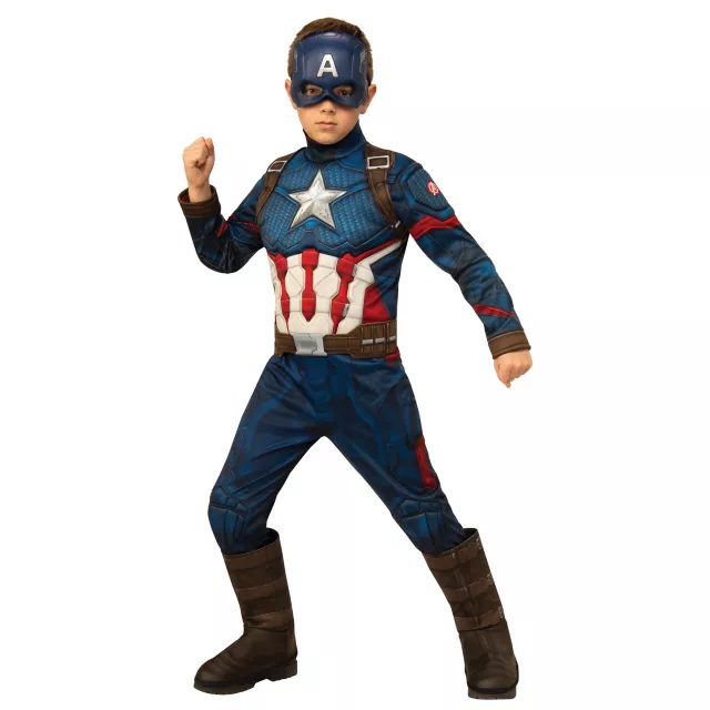 Kids Captain America Deluxe Costume - Avengers: Endgame ...