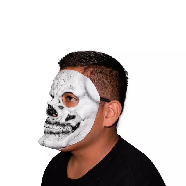 Skeleton Half Mask at Spencer's