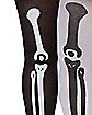 Black and White Skeleton Tights