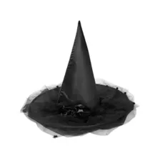 Black Spider Witch Hat at Spirit Halloween